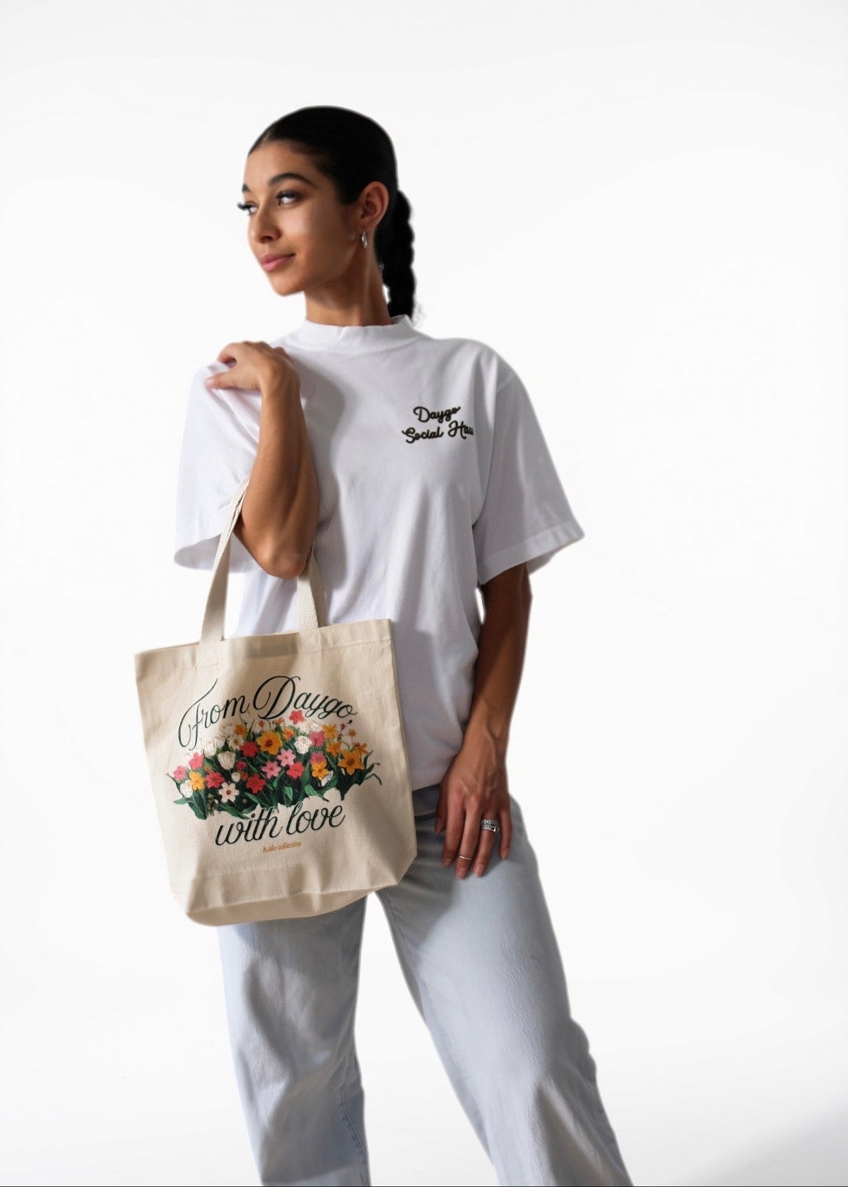 From Daygo With Love Canvas Tote - Small