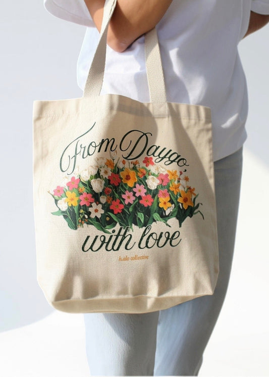 From Daygo With Love Canvas Tote - Small