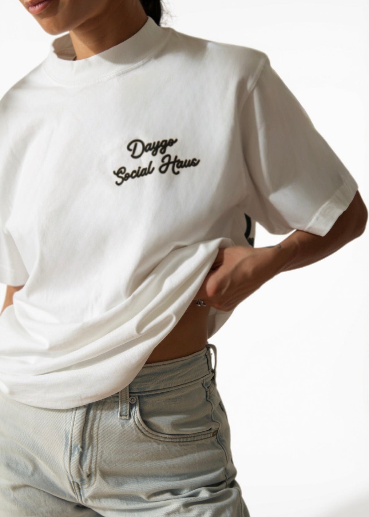 Daygo Floral Tee - White