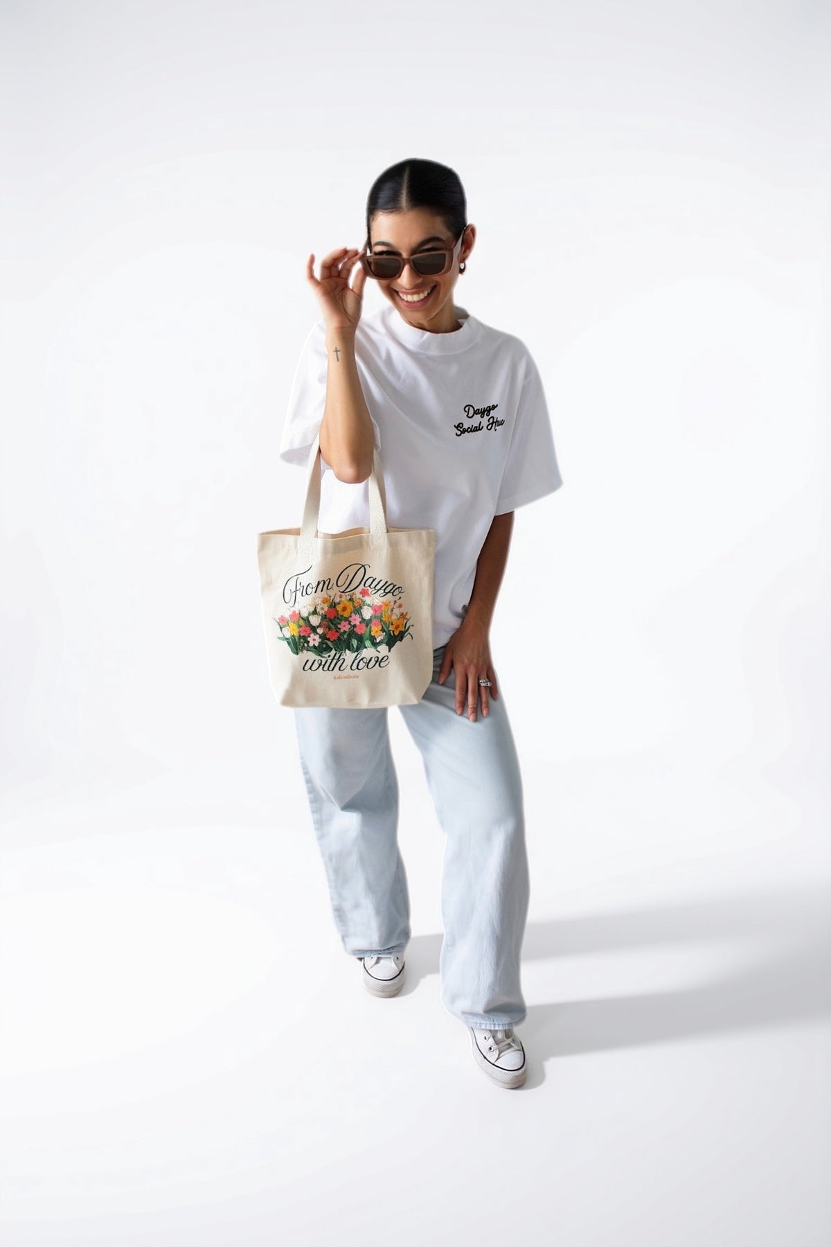 From Daygo With Love Canvas Tote - Small