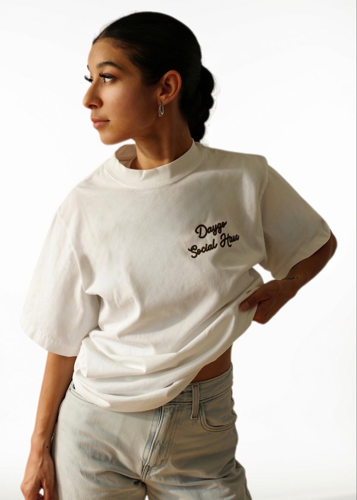 Daygo Floral Tee - White