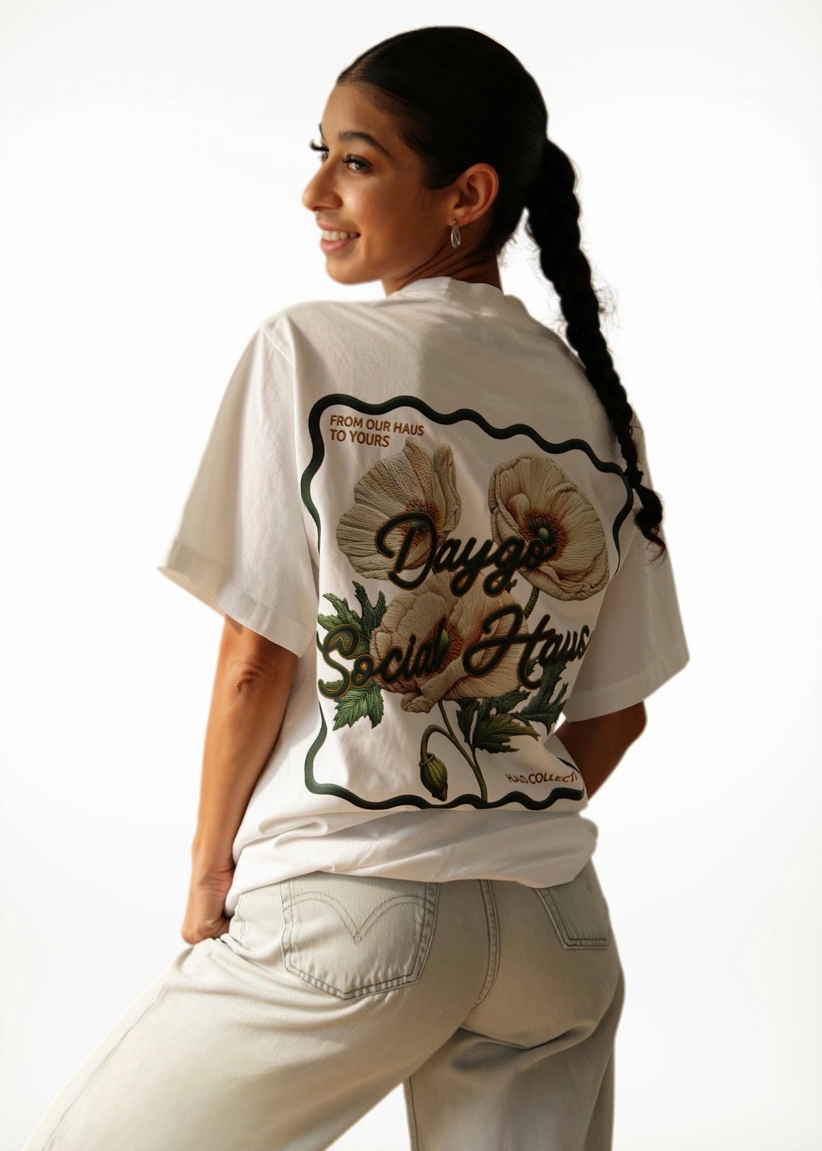 Daygo Floral Tee - White